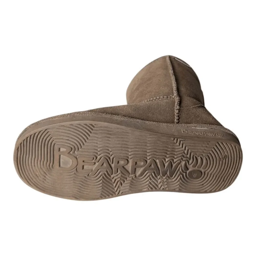 BEARPAW Elle Short Water Resistant Winter Boot Size 8